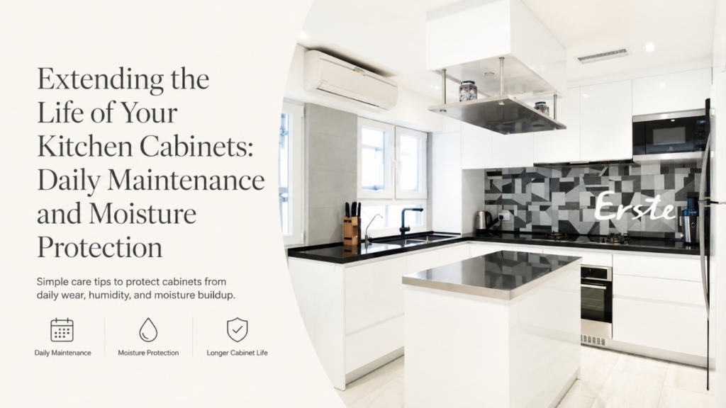 Extending the Life of Your Kitchen Cabinets: Daily Maintenance and Moisture Protection