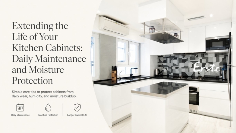 Extending the Life of Your Kitchen Cabinets: Daily Maintenance and Moisture Protection