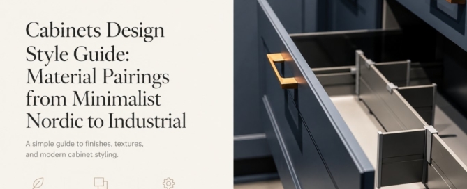 Cabinets Design Style Guide: Material Pairings from Minimalist Nordic to Industrial