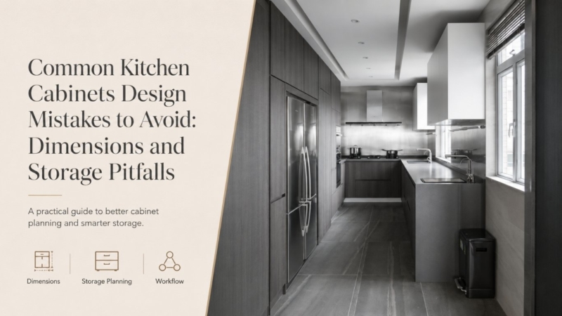 Common Kitchen Cabinets Design Mistakes to Avoid: Dimensions and Storage Pitfalls