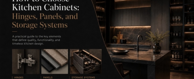 How to Choose Kitchen Cabinets: Hinges, Panels, and Storage Systems