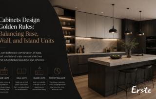 Cabinets Design Golden Rules: Balancing Base, Wall, and Island Units