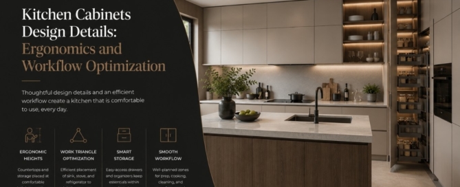 Kitchen Cabinets Design Details: Ergonomics and Workflow Optimization
