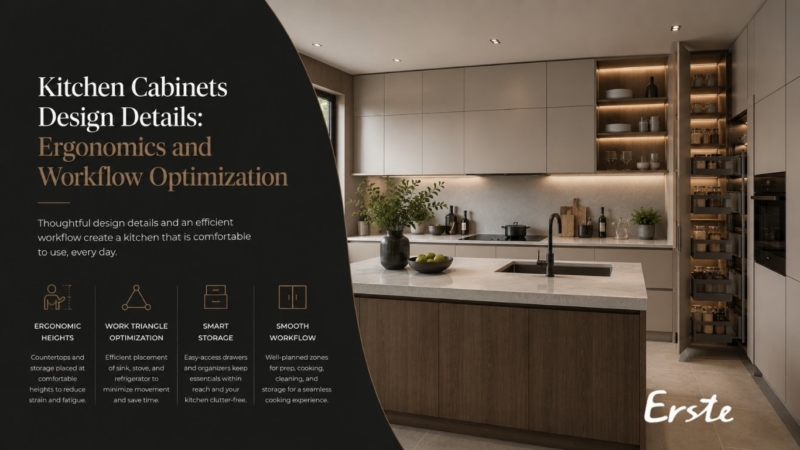 Kitchen Cabinets Design Details: Ergonomics and Workflow Optimization