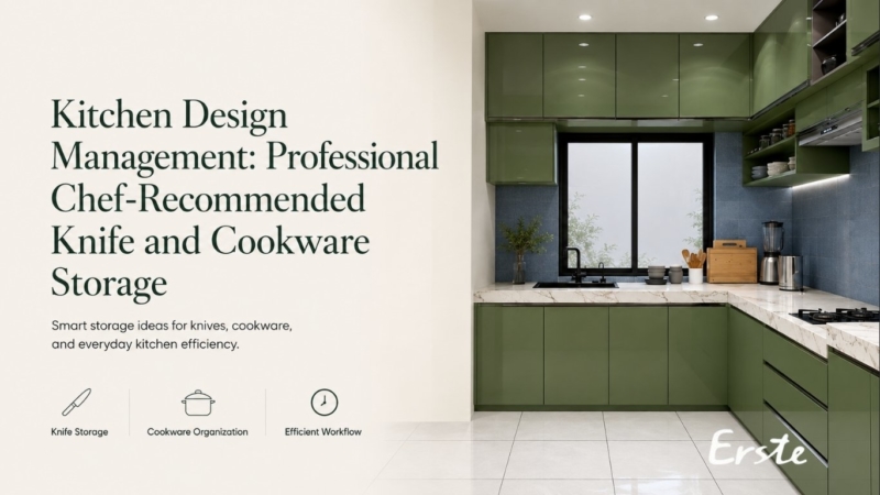 Kitchen Design Management: Professional Chef-Recommended Knife and Cookware Storage